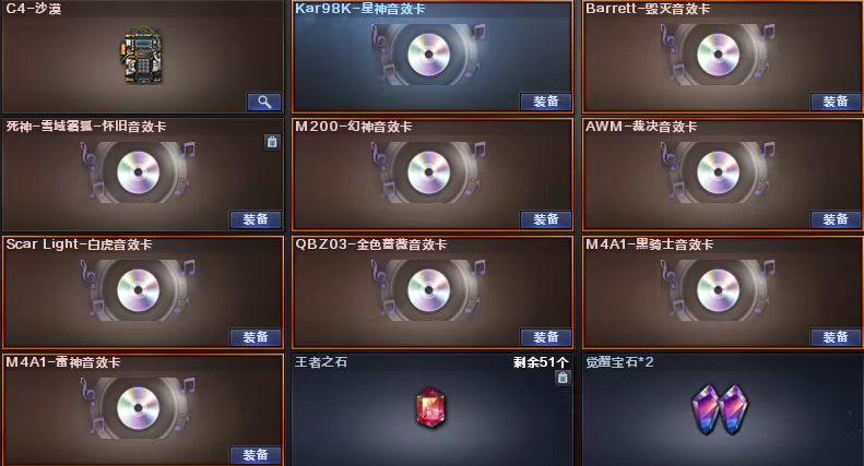 【R005】【北部】G36幻神星火宠儿幻音❤冠特2无冕usp柯尔特8cop5星神套裁决套白虎套蔷薇套生化套